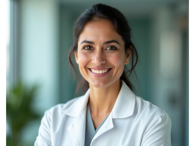 Portrait of Dr. Anita Sharma, Registered Dietitian
