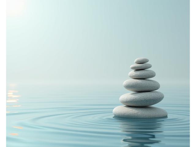 Mental Wellness icon with serene, calm imagery