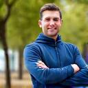 David P., Certified Personal Trainer, showcasing an active pose
